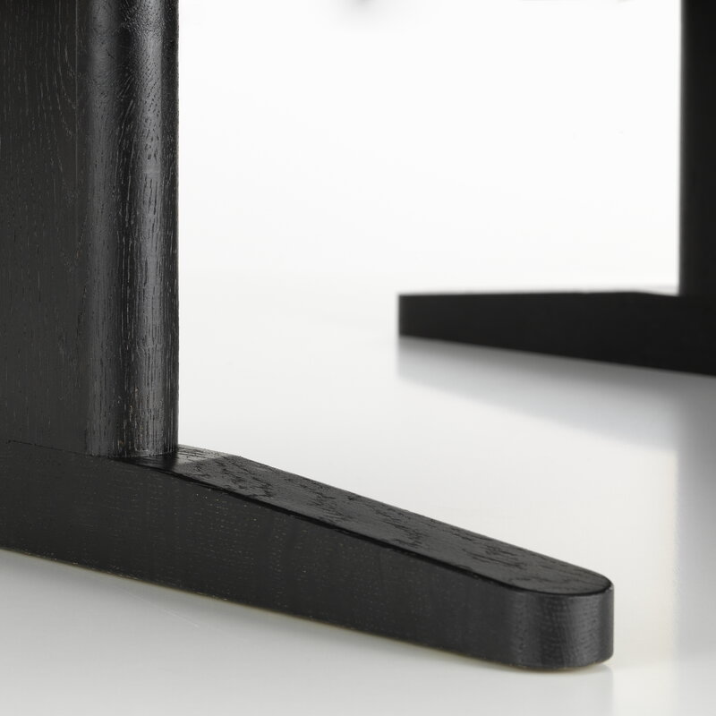 Vitra Poltrona lounge Bascule Lowback, rovere nero - Hola blu scuro, vista 3