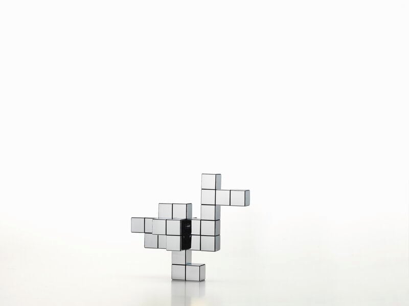 Vitra Panton Cubes Duck figurine, chrome, view 3