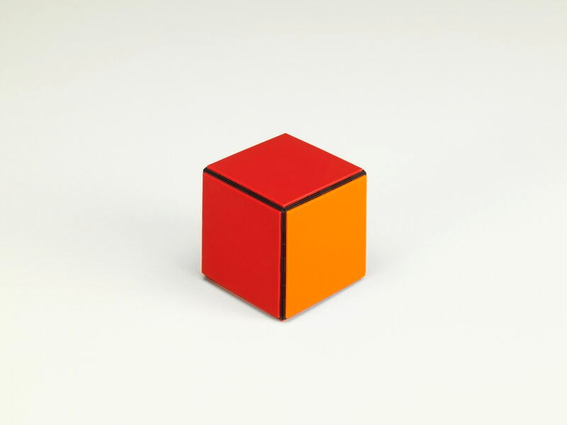 Vitra Panton Cubes Duck figurine, duo-tone orange, view 4
