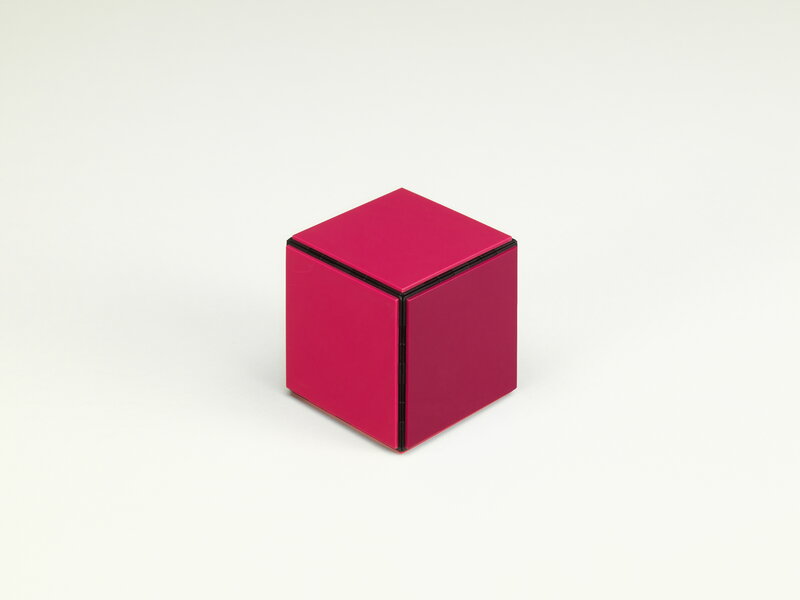 Vitra Panton Cubes Flamingo figuuri, duo-tone pink, näkymä 3