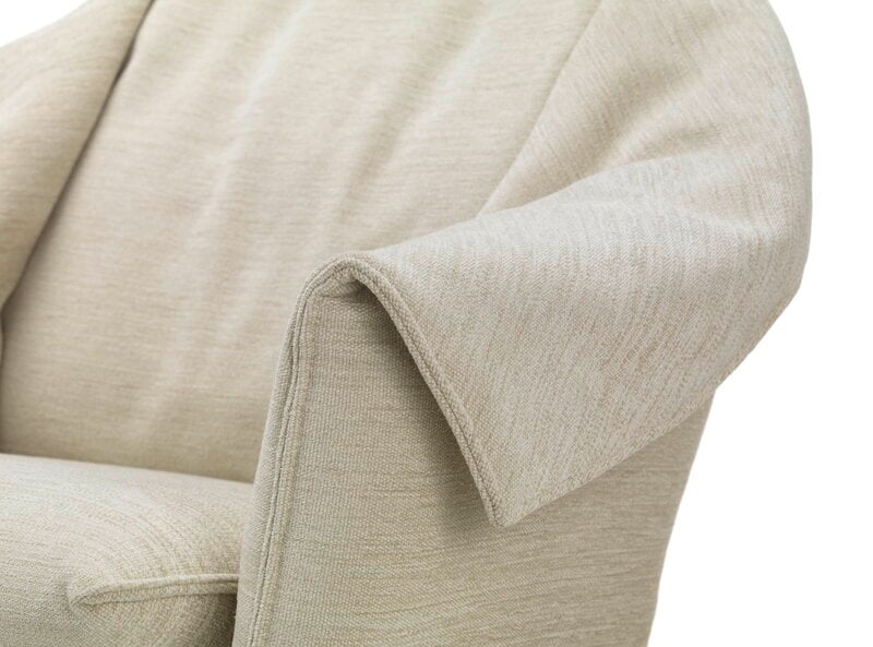 Vitra Bascule Highback nojatuoli, luonnonvärinen tammi - Iroko cream, näkymä 3