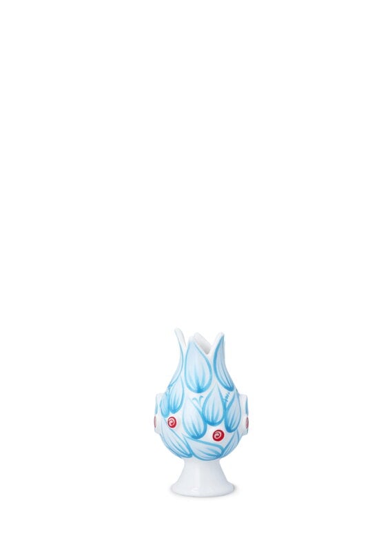 Bjørn Wiinblad Titania candle holder, 11,5 cm, light blue, extra image