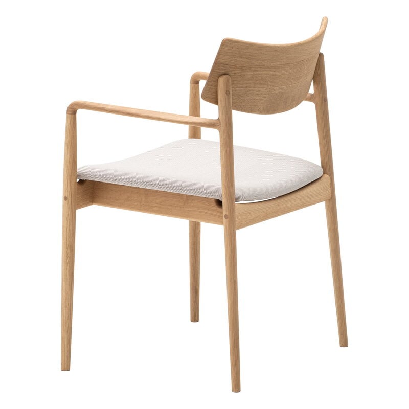 Karimoku Case A-DC02 dining armchair, chêne laqué - Hallingdal gris 65 0110, image extra