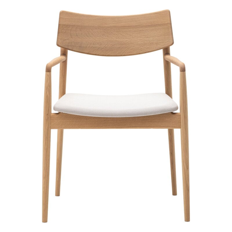 Karimoku Case A-DC02 dining armchair, chêne laqué - Hallingdal gris 65 0110, image extra