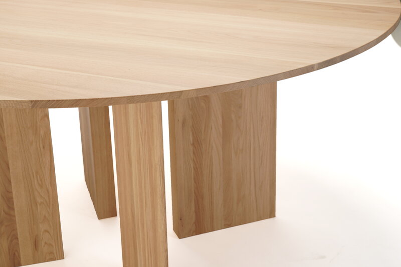 Karimoku Case A-DT03 dining table, round, 150 cm, lacquered oak, extra image