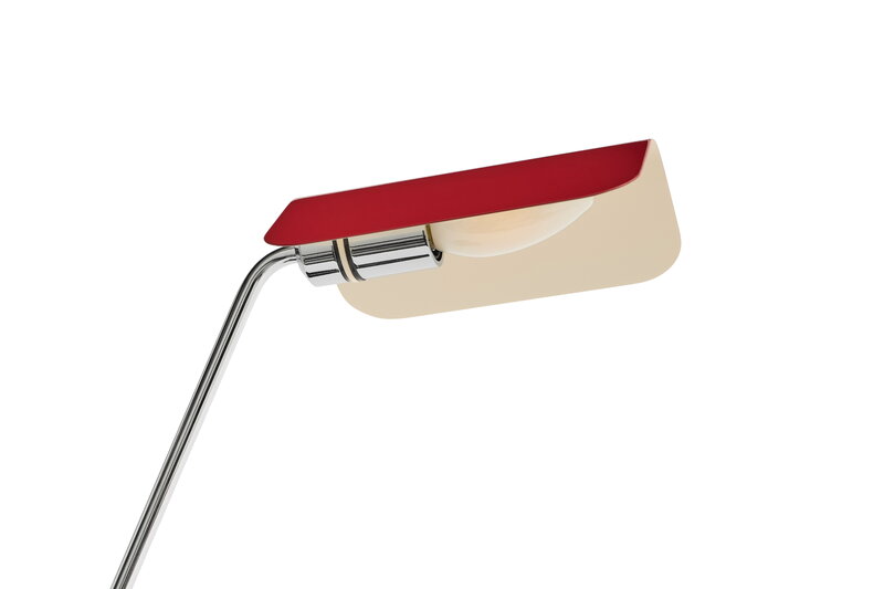 HAY Apex työpöytävalaisin, maroon red, näkymä 4