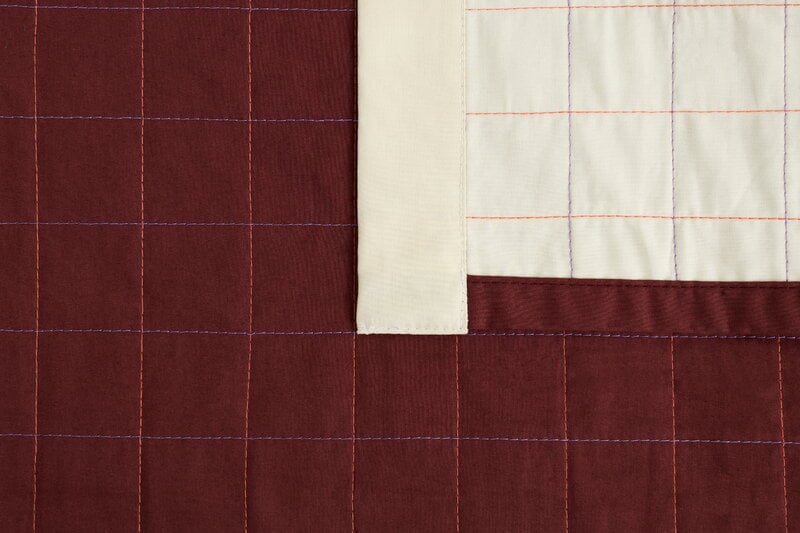 HAY Dori päiväpeitto, 195 x 245 cm, maroon, näkymä 3