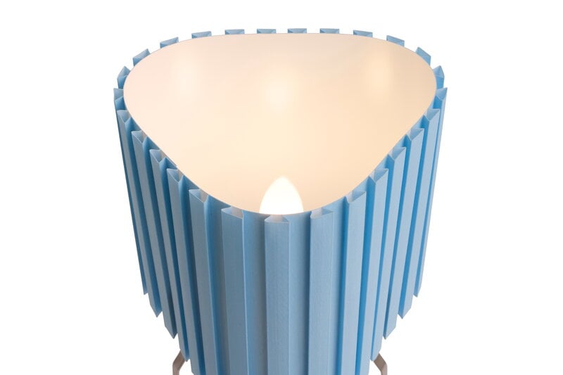 HAY Canelé pöytävalaisin, soft blue, näkymä 4