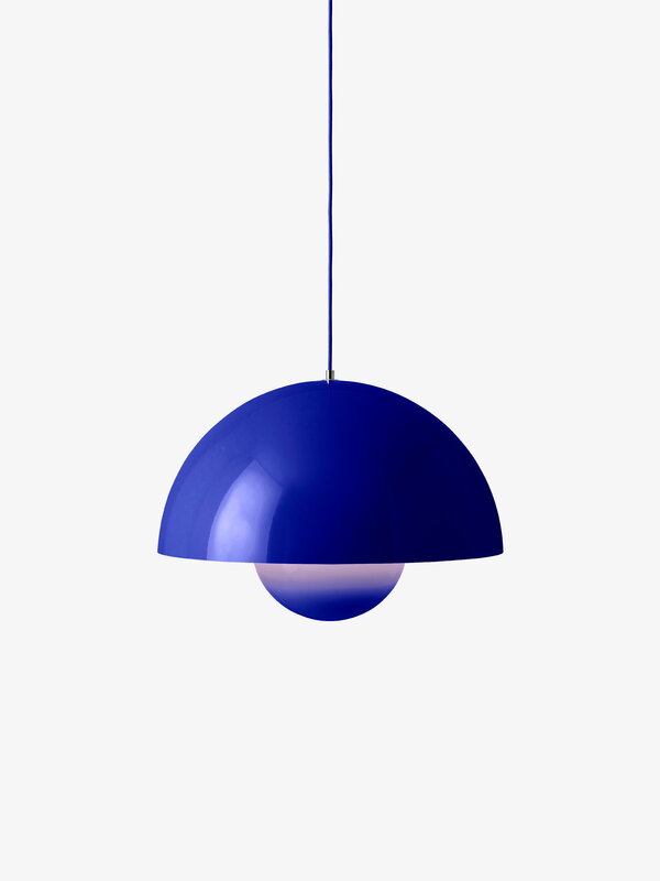 &Tradition Lampada a sospensione Flowerpot VP2, blu cobalto, vista 2