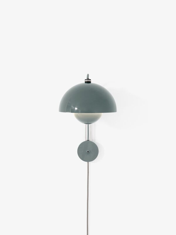 &Tradition Flowerpot VP8 wall lamp, stone blue, view 3