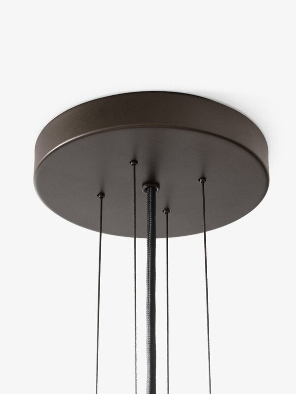 &Tradition Bella SC115 chandelier, bronzed - soft canvas, view 3