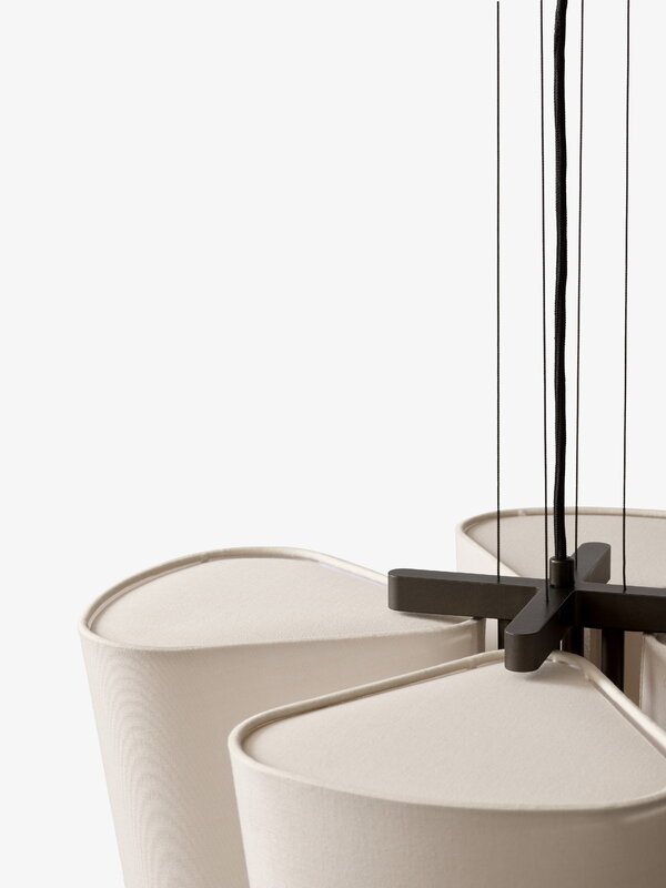 &Tradition Bella SC115 chandelier, bronzed - soft canvas, view 5