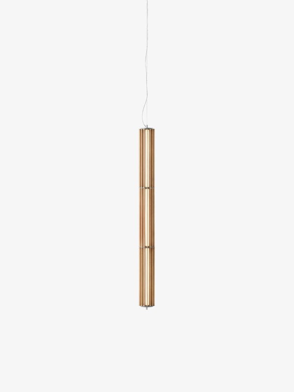 &Tradition Numbra TY1 pendant, tumbled aluminium - lacquered oak, view 6