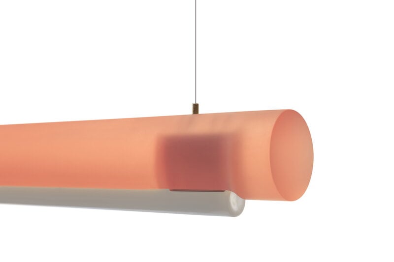 Established & Sons  Aura Light S1 riippuvalaisin, 1100 mm, roosa, näkymä 3