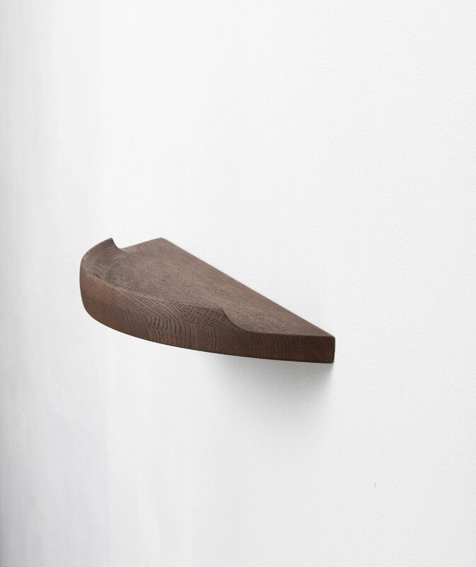 Aakjaer Furniture Arcus shelf, small, smoked oil oak, view 4
