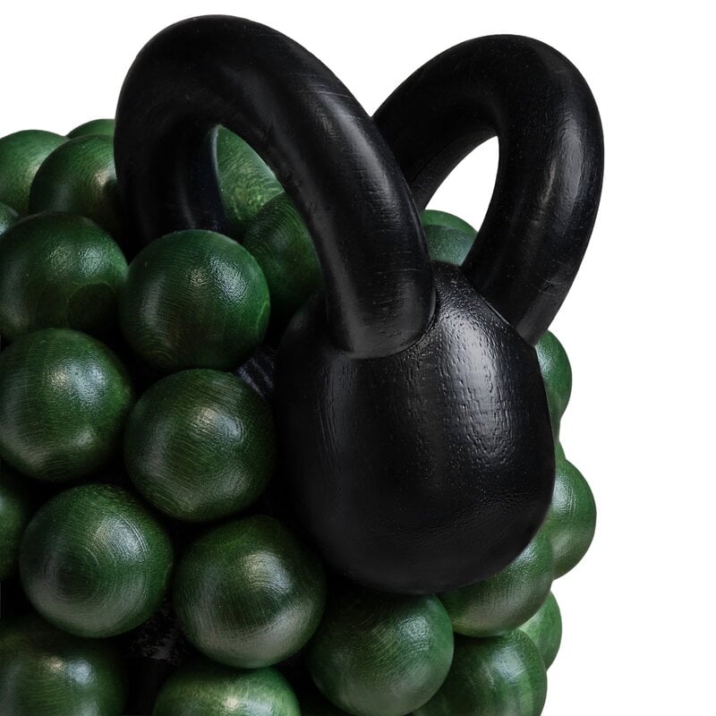 Aarikka Pikkupässi figurine, black - pine green, view 3
