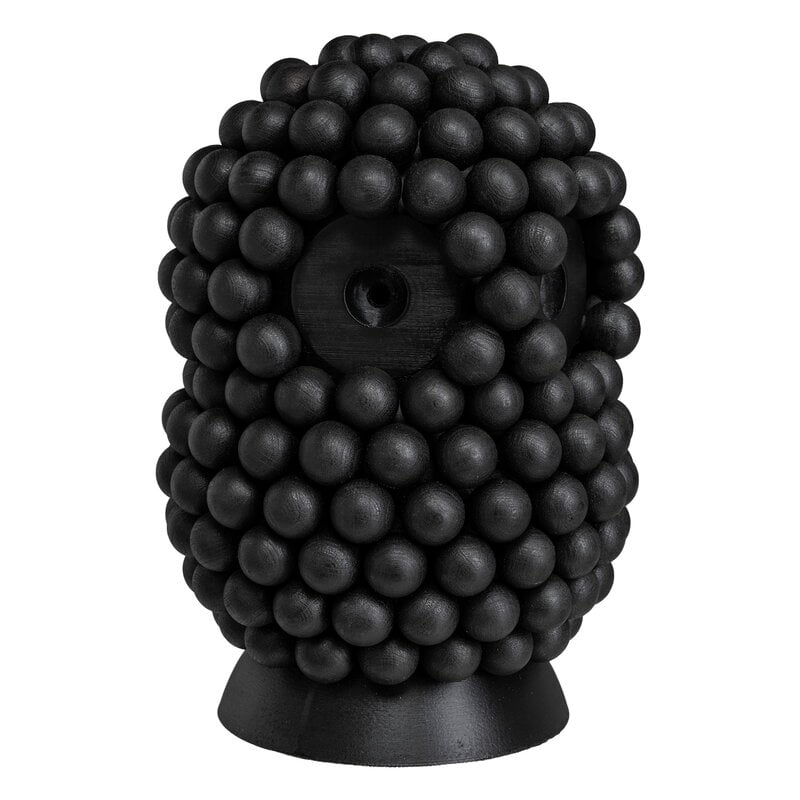 Aarikka Boreal Owl figurine, black, view 3
