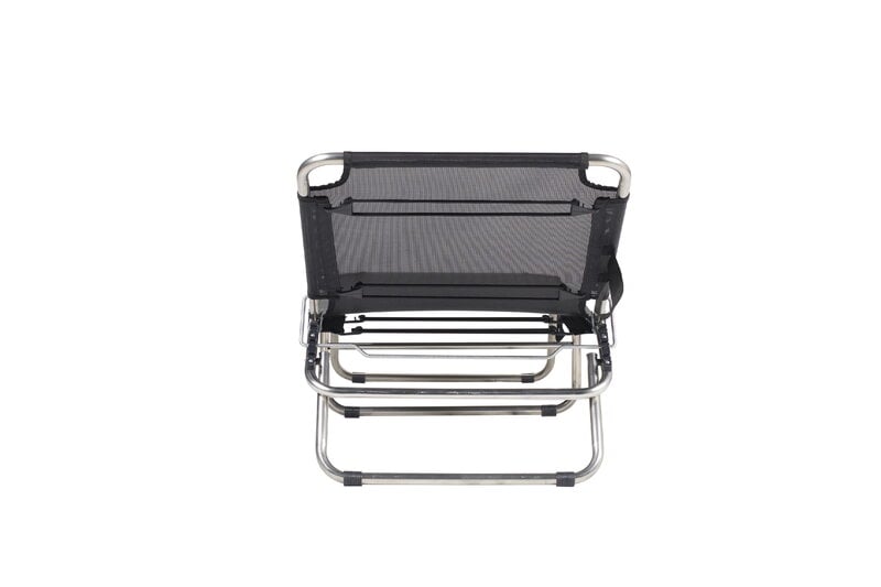 Fiam Amigo Outdoor sunbed, chrome - black, foldable, extra image