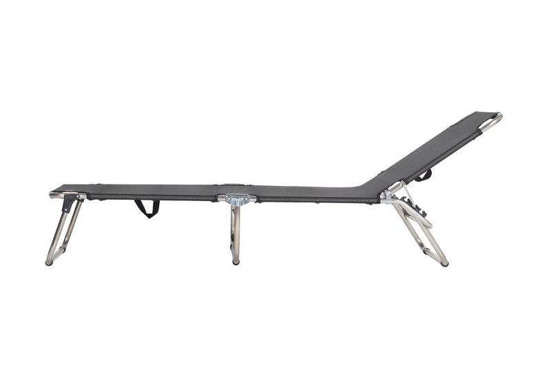 Fiam Amigo Outdoor sunbed, chrome - black, foldable, extra image