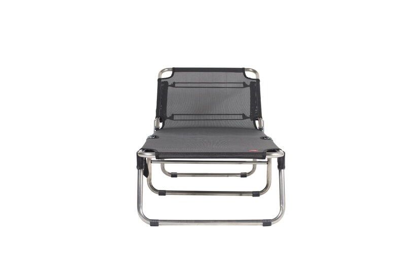 Fiam Amigo Outdoor sunbed, chrome - black, foldable, extra image