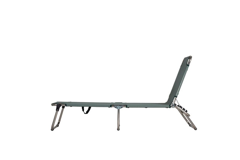 Fiam Amigo Outdoor sunbed, chrome - sage green, foldable, extra image