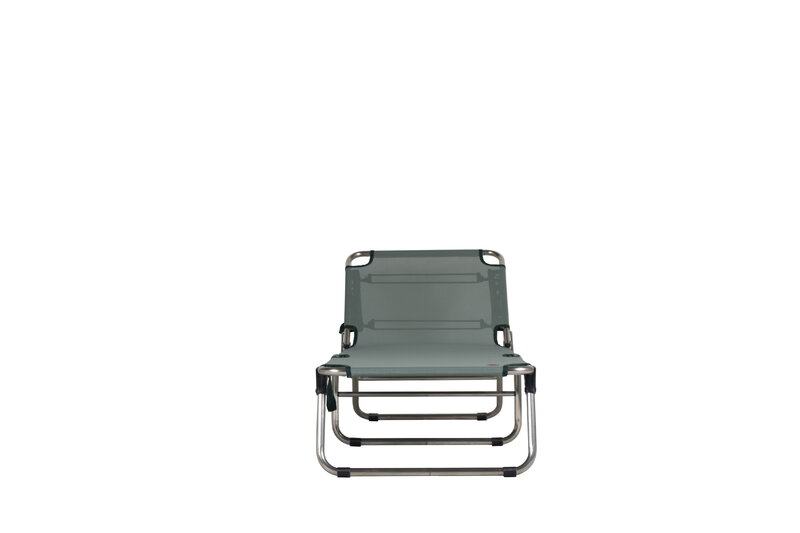 Fiam Amigo Outdoor sunbed, chrome - sage green, foldable, extra image