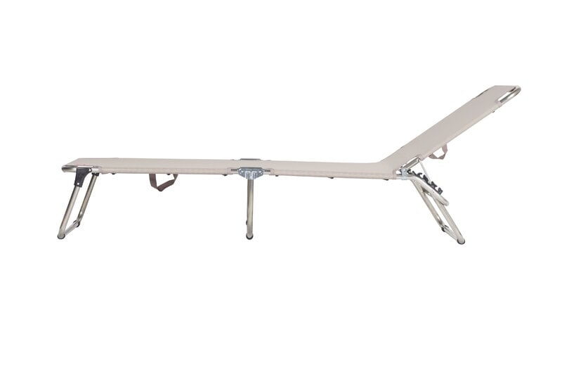 Fiam Amigo Outdoor sunbed, chrome - beige, foldable, extra image