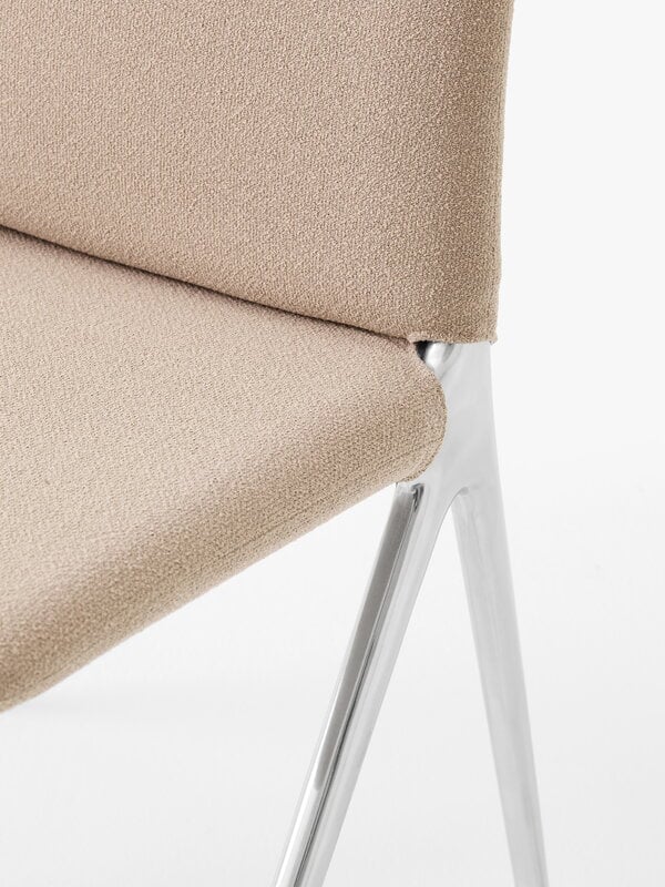&Tradition Kape IF7 chaise, aluminium poli - Grain 61252, image extra