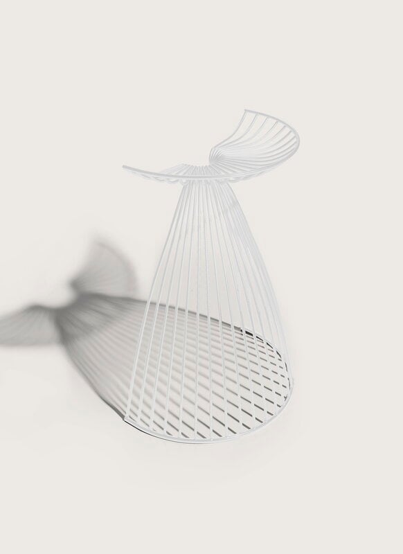 Møbel Copenhagen Angel bar stool, white, extra image