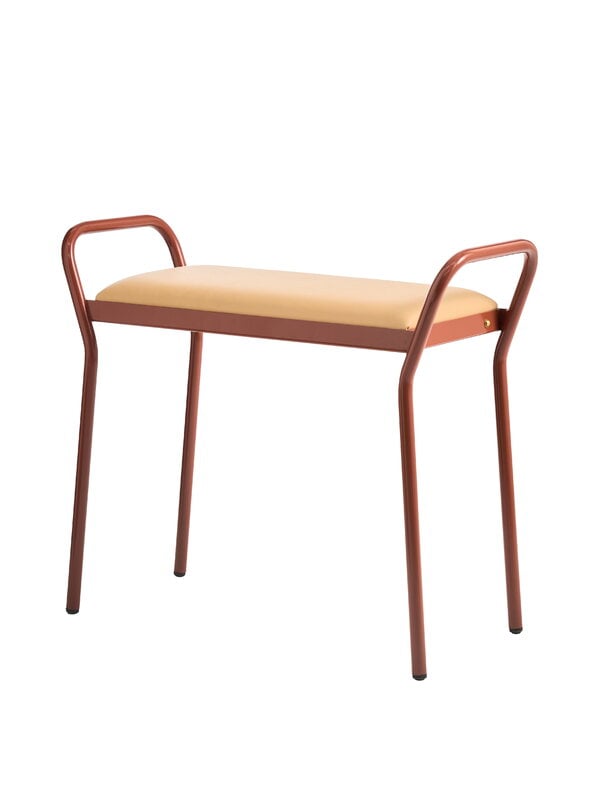 Maze Anyone stool, cinnamon - Elmovegeta trace, view 3