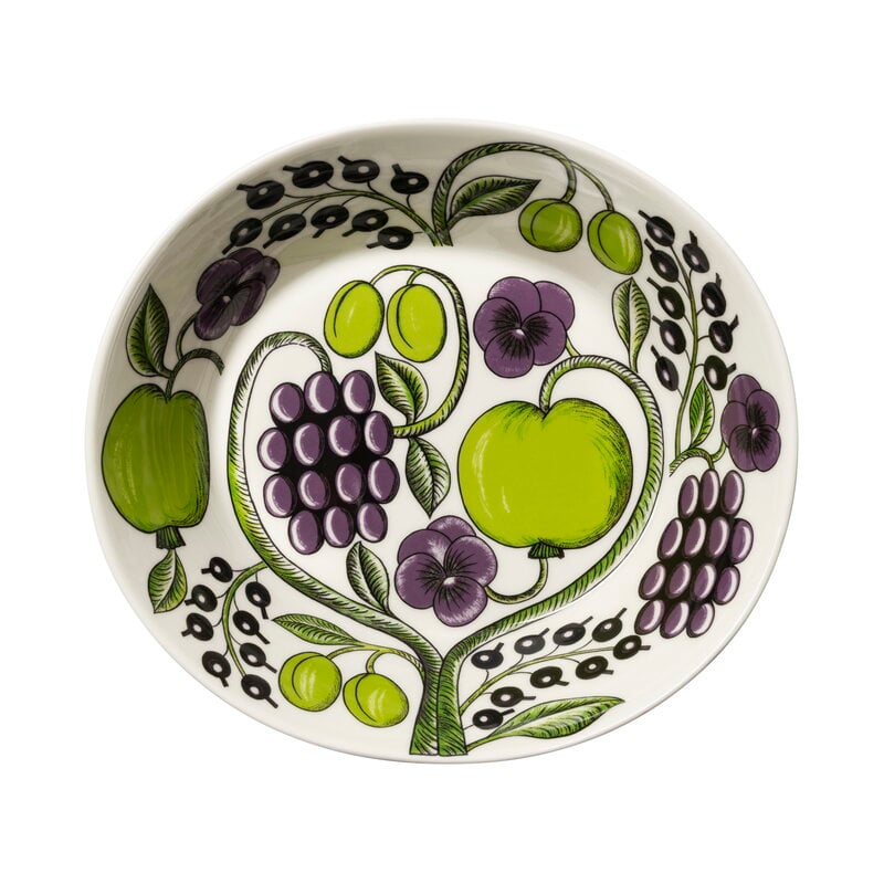 Arabia Paratiisi oval bowl, 23 cm, purple, view 3