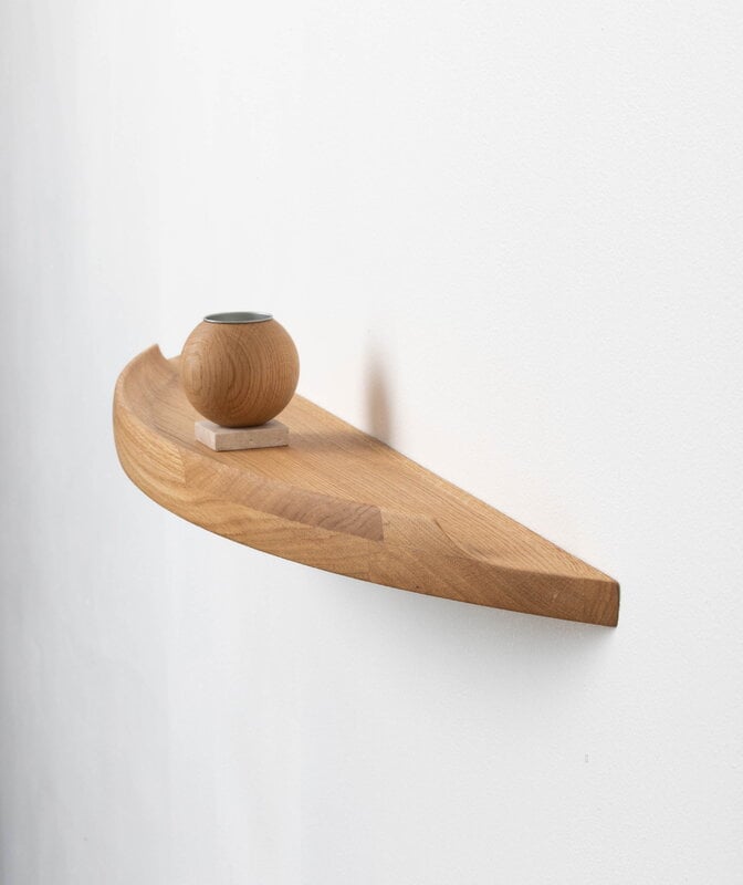 Aakjaer Furniture Arcus shelf, medium, natural oil oak, view 2