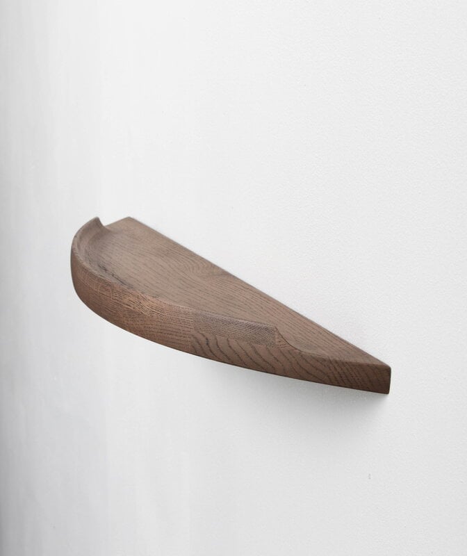 Aakjaer Furniture Arcus shelf, medium, smoked oil oak, view 2