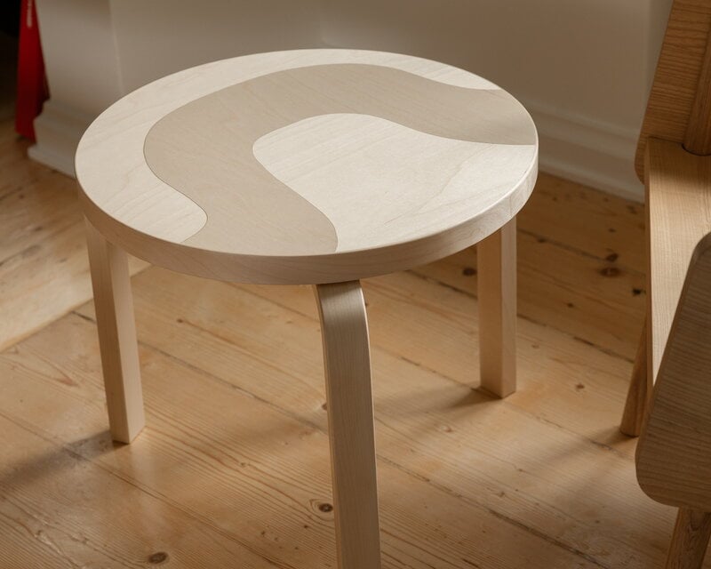 Artek Aalto table 90D, Artek + Marimekko, Seireeni, imagen extra