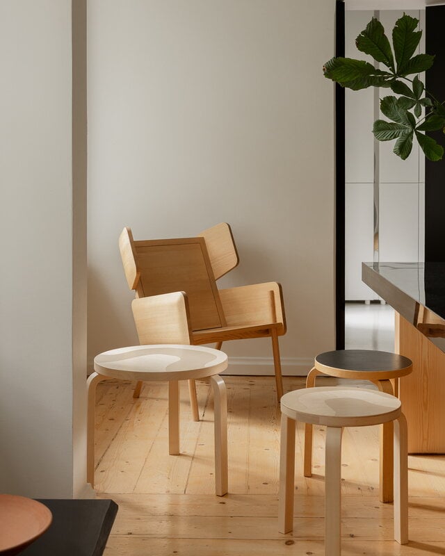 Artek Aalto stool 60, Artek + Marimekko, Seireeni, extra image