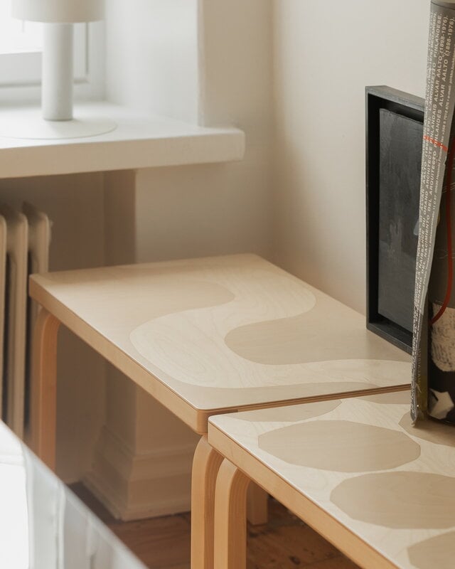 Artek Aalto bench 153B, Artek + Marimekko, Kivet | Finnish Design Shop