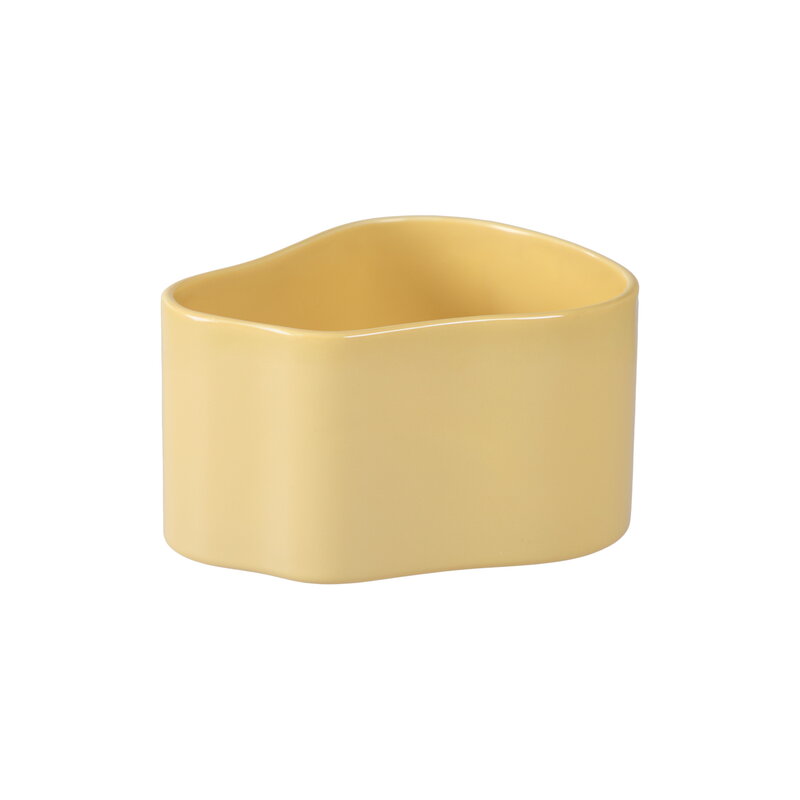 Artek Riihitie plant pot A, small, Tones of Modernism, yellow, extra image