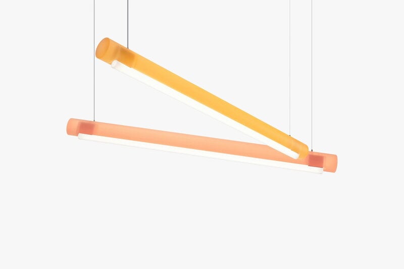 Established & Sons  Aura Light S1 riippuvalaisin, 1100 mm, roosa, näkymä 5