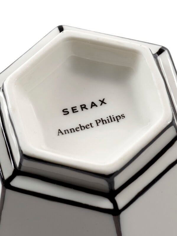 Serax Carte Blanche cappuccino cup with saucer,  2 pcs, white, extra image