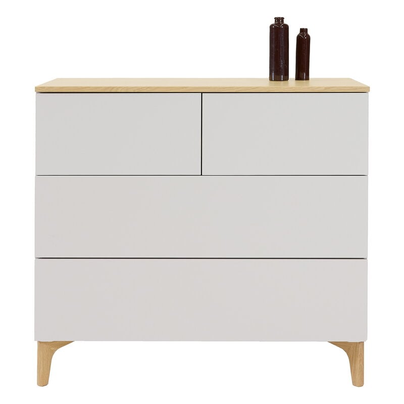 Lundia Fuuga Sideboard mit Schubladen und Top, 96 cm, niedrig, Kaschmir - Eiche, extrabild