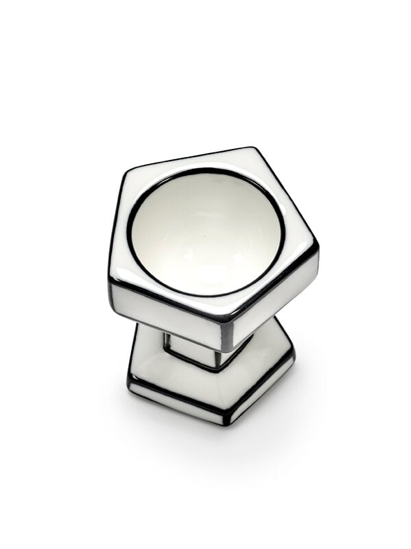 Serax Carte Blanche egg cups, 2 pcs, white - black, extra image