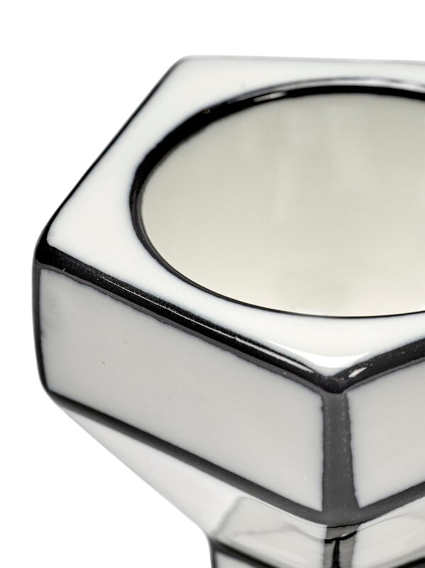 Serax Carte Blanche egg cups, 2 pcs, white - black, extra image