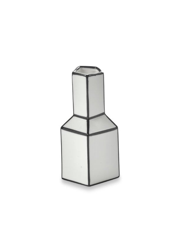 Serax Carte Blanche vase, M, white - black, view 5