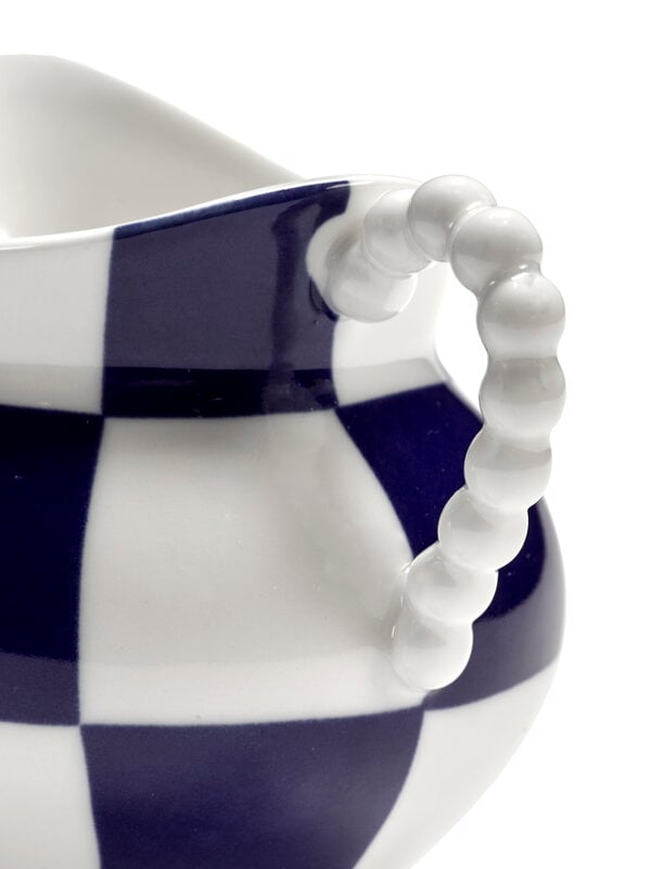 Serax Fête des Bêtes milk jug, blue - white, view 4