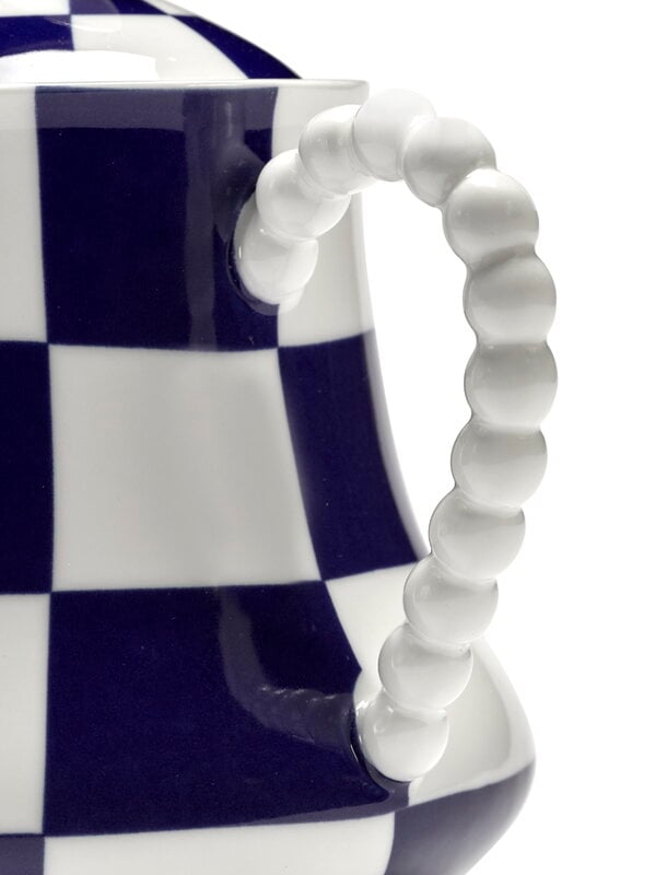 Serax Fête des Bêtes teapot, blue - white, extra image