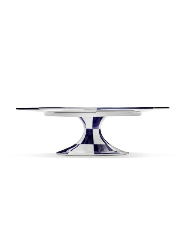 Serax Fête des Bêtes cake stand, blue - white, view 5