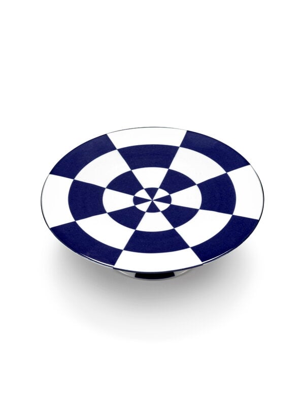 Serax Fête des Bêtes cake stand, blue - white, view 6