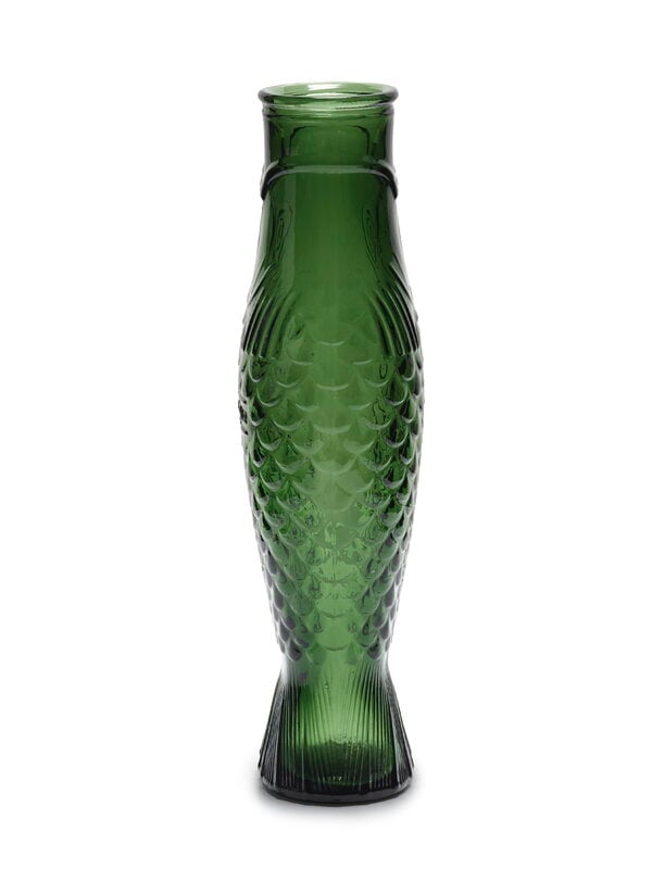 Serax Fish & Fish bottle, dark green, view 3
