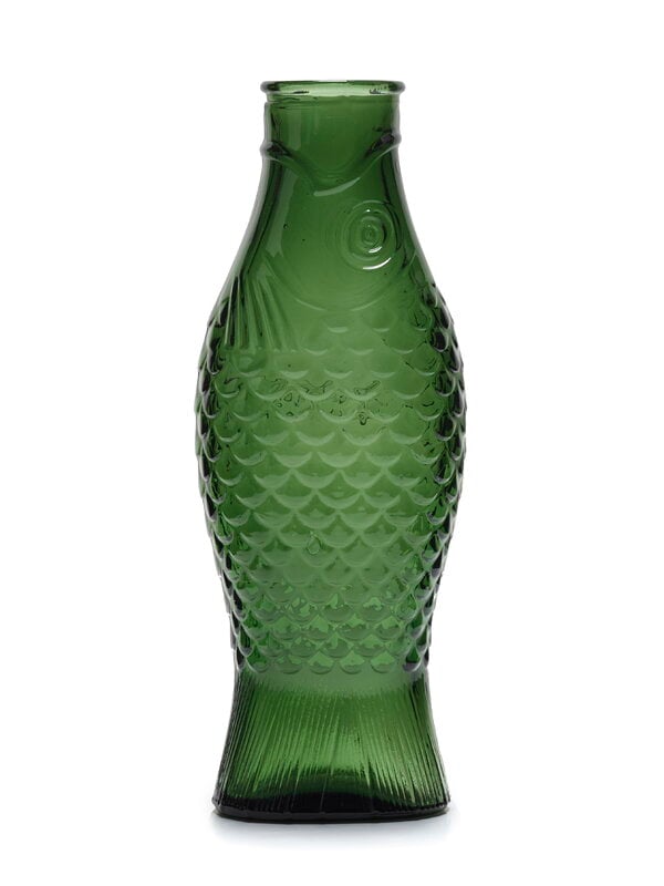 Serax Fish & Fish bottle, dark green, view 5