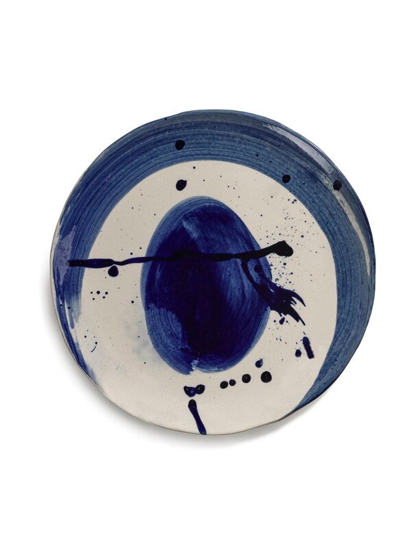 Serax Sophia dinner plate, 2 pcs, beige - blue, extra image